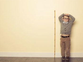 Child measuring height