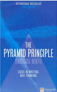 The Pyramid Principle by Barbara Minto book front cover

Story-telling with Data